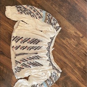 Unique off the shoulder free people top